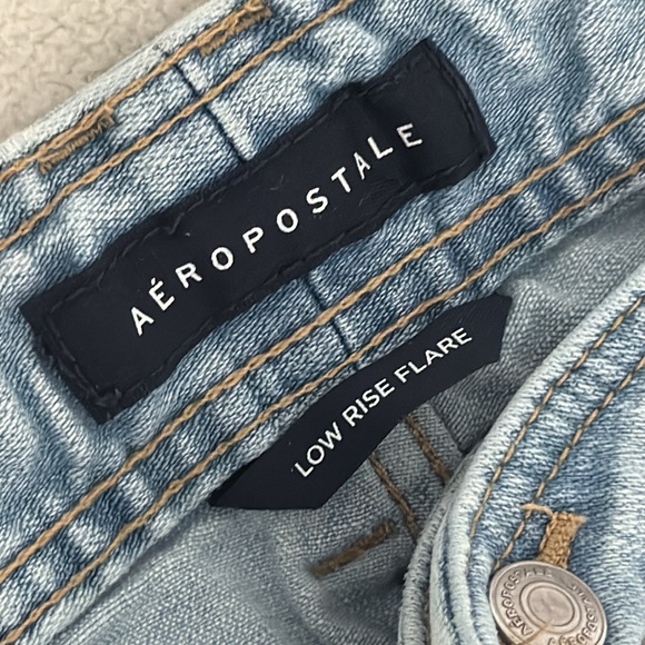 Aeropostale Low Rise Flare small pocket Jeans 10 - Picture 6 of 9